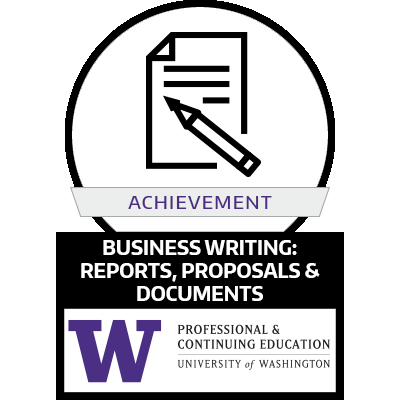 Business Writing Badge Business Writing Badge