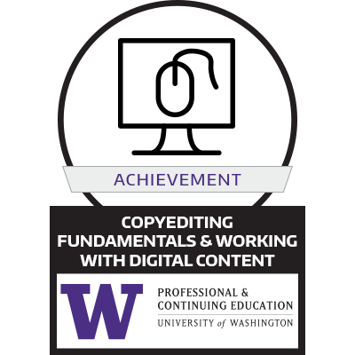 Copyediting Fundamentals Badge